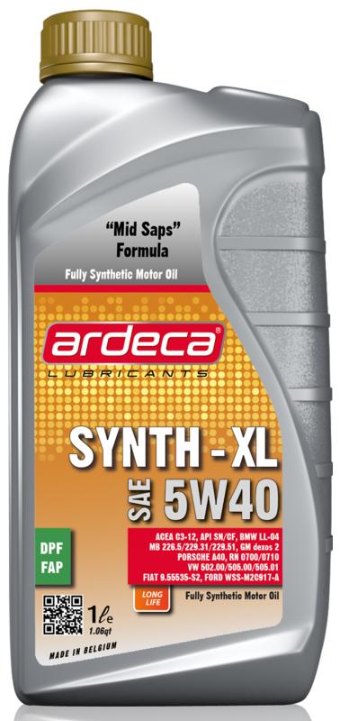 ARDECA SYNTH XL 5W40 - LONGLIFE ACEA C3 (1L)